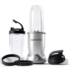 NUTRI BULLET NutriBullet Pro Plus 32 oz. Single Speed Silver Blender with 10-Piece