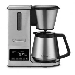 Cuisinart PurePrecision 8 Cup Silver Pour-Over Coffee Brewer with Thermal Carafe