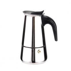 Home Basics 6-Cup Stainless Steel Stovetop Espresso Machine