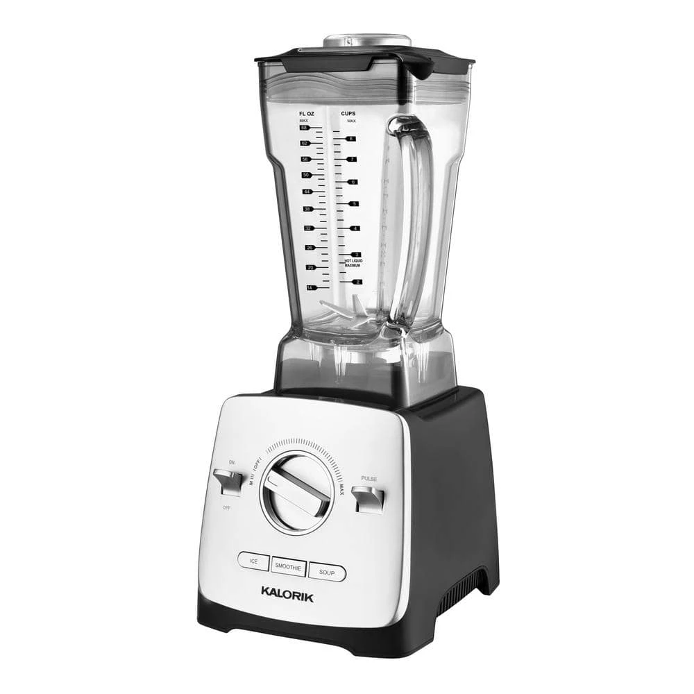 KALORIK 68 oz. 4-Speed Silver Blender 3 KALORIK 68 oz. 4-Speed Silver Blender