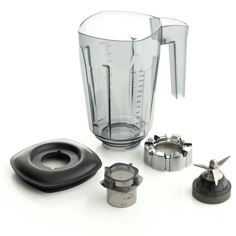 Omega 1 HP High/Low 48 oz. 2-Speed Silver Blender 6 Omega 1 HP High/Low 48 oz. 2-Speed Silver Blender - Image 4