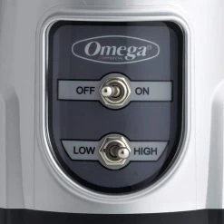 Omega 1 HP High/Low 48 oz. 2-Speed Silver Blender 9 Omega 1 HP High/Low 48 oz. 2-Speed Silver Blender -Air Fryers shop silver omega countertop blenders bl330s 4f 1000