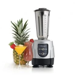 Omega 1 HP 32 oz. 2-Speed Silver Blender with Stainless Steel Jar -Air Fryers shop silver omega countertop blenders bl360s 1f 1000