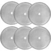 OVENTE 27 oz. Silver Stainless Steel Mesh Filter Replacement for French Press Coffee Maker (6-Pack) -Air Fryers shop silver ovente french presses acpf7027s 64 1000