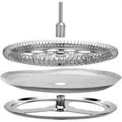 OVENTE 27 oz. Silver Stainless Steel Mesh Filter Replacement for French Press Coffee Maker (6-Pack) -Air Fryers shop silver ovente french presses acpf7027s fa 1000