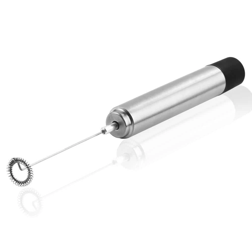 OVENTE Stainless Steel Milk Frother, Coffee Mixer Wand, Silver (FRS1020B) 3 OVENTE Stainless Steel Milk Frother, Coffee Mixer Wand, Silver (FRS1020B)