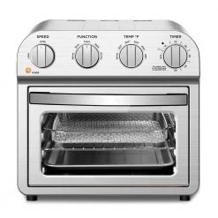 ROOMTEC 14 qt. Stainless Steel Air Fryer with Rotisserie
