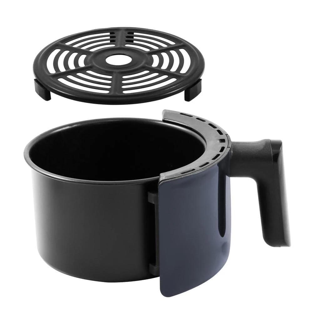 Unbranded Elite Gourmet 1-Qt. Slate Blue Compact Air Fryer with basket 5 Unbranded Elite Gourmet 1-Qt. Slate Blue Compact Air Fryer with basket - Image 3