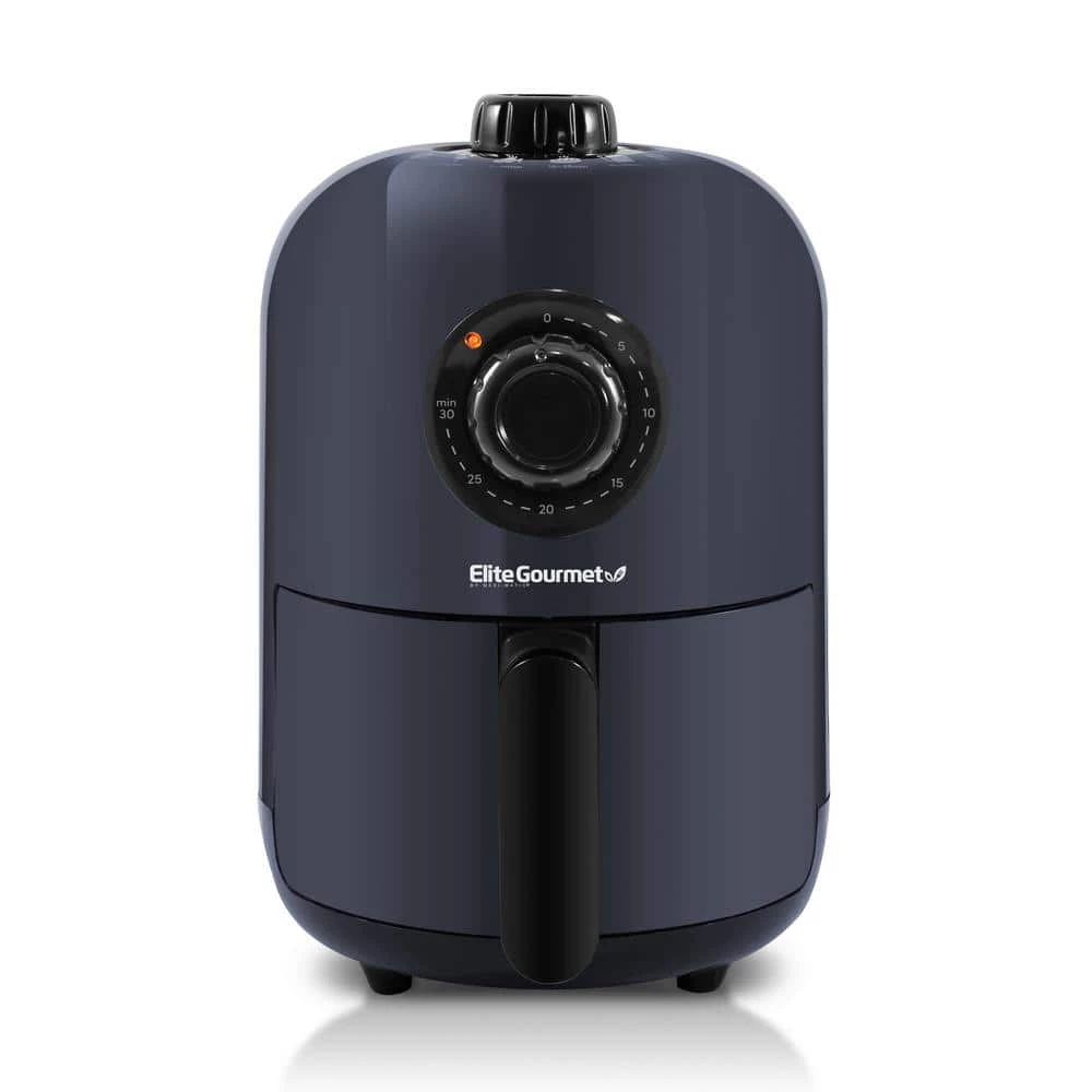 Unbranded Elite Gourmet 1-Qt. Slate Blue Compact Air Fryer with basket 3 Unbranded Elite Gourmet 1-Qt. Slate Blue Compact Air Fryer with basket