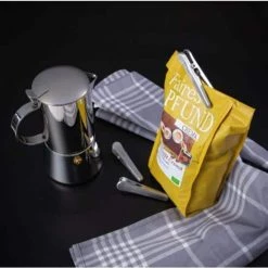 Cilio "Aida" 8.5 fl. oz./ 3-Cup Stainless Steel Espresso Maker -Air Fryers shop stainless cilio espresso machines c342048 31 1000