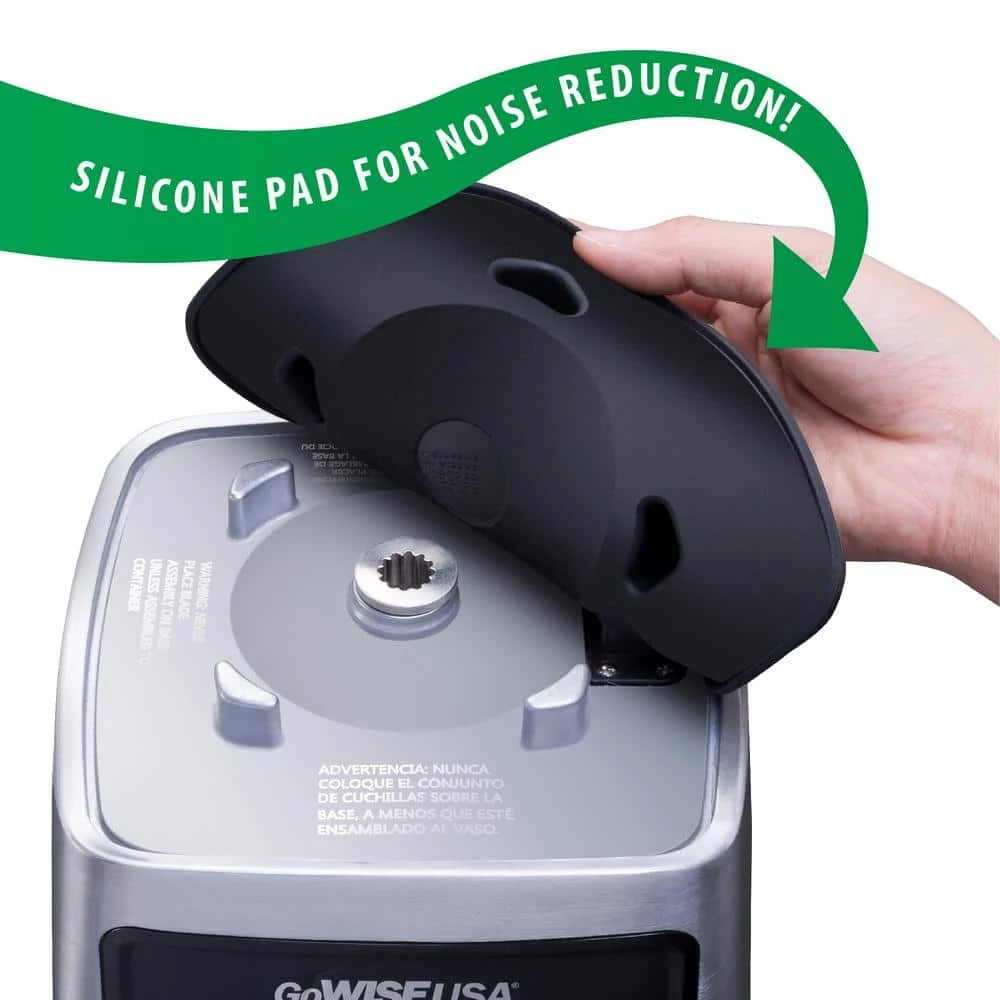 GoWISE USA High-Speed Premier Cooking 59 oz. 8-Speed Stainless Steel Glass Pitcher Blender 7 GoWISE USA High-Speed Premier Cooking 59 oz. 8-Speed Stainless Steel Glass Pitcher Blender - Image 5