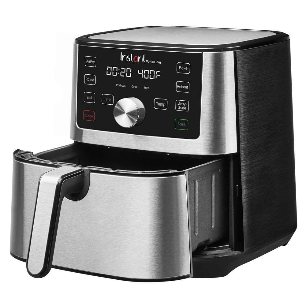 Unbranded 4 qt. Vortex Plus Stainless Steel Air Fryer 4 Unbranded 4 qt. Vortex Plus Stainless Steel Air Fryer - Image 2