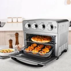 Edendirect 24.5 qt. Stainless Steel Air Fryer, 6-Slice Air Fryer Toaster Oven Combo, Roast, Bake, Reheat, Fry Oil-Free, ETL Listed 18 Edendirect 24.5 qt. Stainless Steel Air Fryer, 6-Slice Air Fryer Toaster Oven Combo, Roast, Bake, Reheat, Fry Oil-Free, ETL Listed -Air Fryers shop stainless steel air fryers gbk ra22091502 31 1000