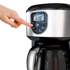 BLACK+DECKER 12- Cup Stainless Steel Programmable Drip Coffee Maker -Air Fryers shop stainless steel and black black decker drip coffee makers 985118635m 1f 1000
