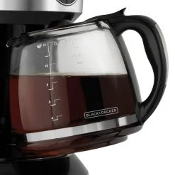 BLACK+DECKER 12- Cup Stainless Steel Programmable Drip Coffee Maker -Air Fryers shop stainless steel and black black decker drip coffee makers 985118635m 4f 1000