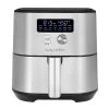 KALORIK MAXX 7 qt. Black and SS Digital Air Fryer -Air Fryers shop stainless steel and black kalorik air fryers ft 50878 bkss 64 1000
