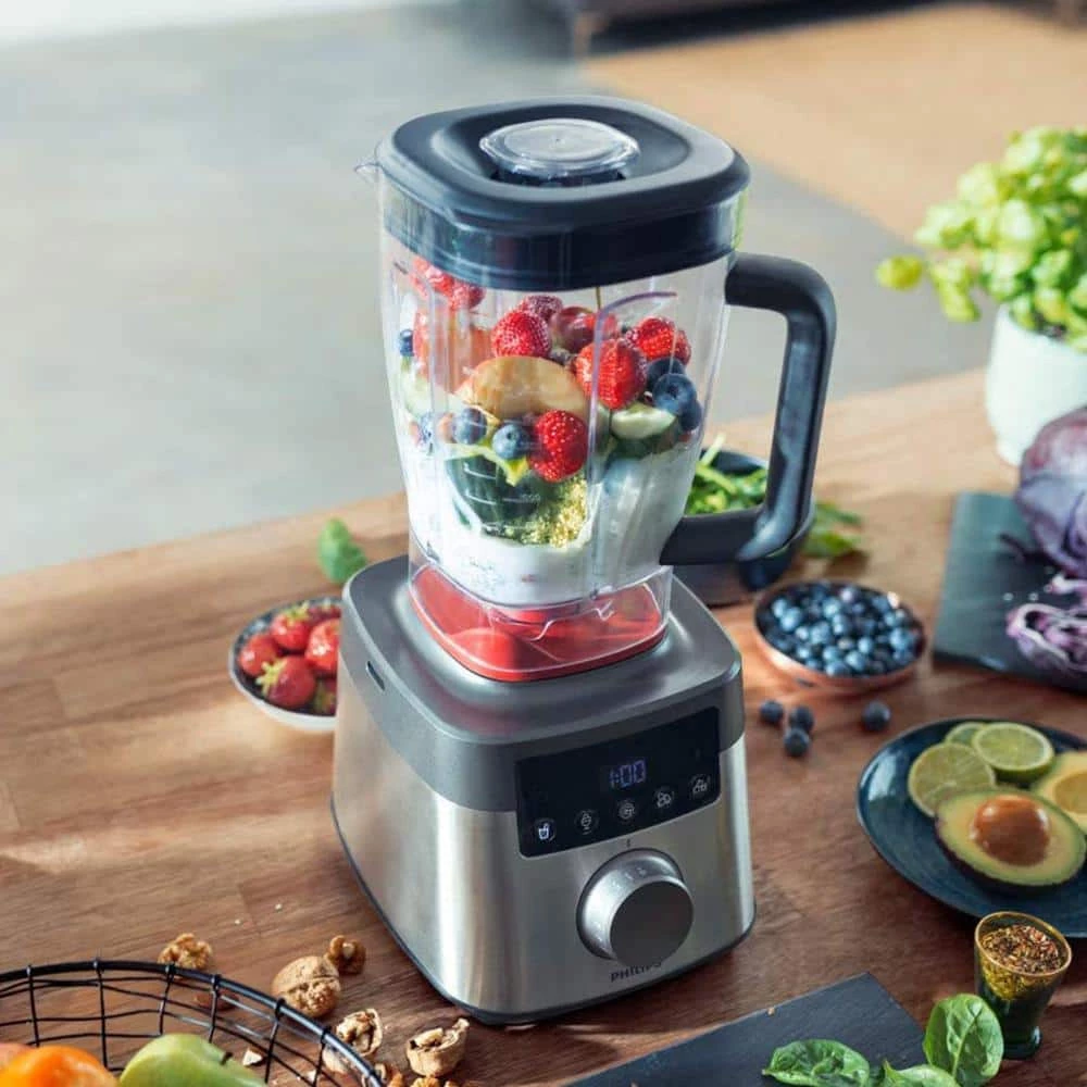 Philips 68 oz. Avance Collection 10-Speed Blender Stainless Steel/Black Blender with ProBlend Extreme Technology 4 Philips 68 oz. Avance Collection 10-Speed Blender Stainless Steel/Black Blender with ProBlend Extreme Technology - Image 2