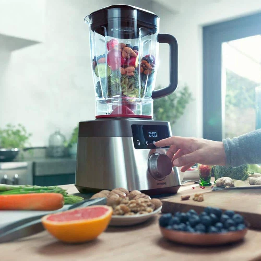 Philips 68 oz. Avance Collection 10-Speed Blender Stainless Steel/Black Blender with ProBlend Extreme Technology 9 Philips 68 oz. Avance Collection 10-Speed Blender Stainless Steel/Black Blender with ProBlend Extreme Technology - Image 7