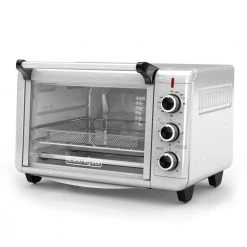 BLACK+DECKER Crisp 'N Bake 1500 W 6-Slice Stainless Steel Toaster Oven 13 BLACK+DECKER Crisp 'N Bake 1500 W 6-Slice Stainless Steel Toaster Oven -Air Fryers shop stainless steel black decker air fryers to3215ss 77 1000