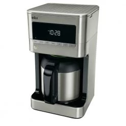 Braun Brew Sense 10-Cup Stainless Steel Drip Coffee Maker with Thermal Carafe -Air Fryers shop stainless steel braun drip coffee makers kf7175si 4f 1000