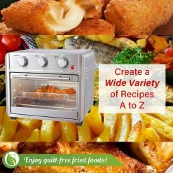 Brentwood 1700w 24 qt. Stainless Steel Convection Air Fryer Toaster Oven -Air Fryers shop stainless steel brentwood air fryers 985116289m 76 1000
