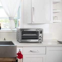 Cosori 12-in-1 30Qt Stainless Steel Air Fryer Toaster Oven with Extra Wire Rack 12 Cosori 12-in-1 30Qt Stainless Steel Air Fryer Toaster Oven with Extra Wire Rack -Air Fryers shop stainless steel cosori air fryers kaapaocsnus0004 4f 1000