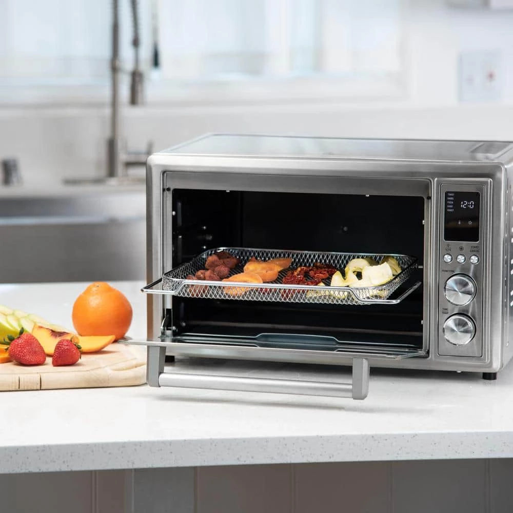 Cosori 12-in-1 30Qt Stainless Steel Air Fryer Toaster Oven with Extra Wire Rack 4 Cosori 12-in-1 30Qt Stainless Steel Air Fryer Toaster Oven with Extra Wire Rack - Image 2