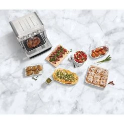 Cuisinart 1800 W Stainless Steel 0.6-cubic-foot Air Fryer Toaster Oven with Grill 11 Cuisinart 1800 W Stainless Steel 0.6-cubic-foot Air Fryer Toaster Oven with Grill -Air Fryers shop stainless steel cuisinart air fryers toa 70 31 1000