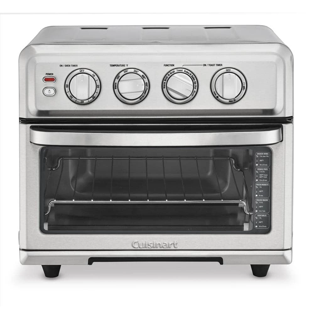 Cuisinart 1800 W Stainless Steel 0.6-cubic-foot Air Fryer Toaster Oven with Grill 5 Cuisinart 1800 W Stainless Steel 0.6-cubic-foot Air Fryer Toaster Oven with Grill - Image 3