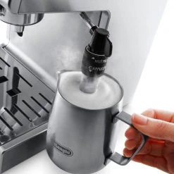 DeLonghi 15-Bar Stainless Steel Espresso Machine and Cappuccino Maker with Manual Frother 18 DeLonghi 15-Bar Stainless Steel Espresso Machine and Cappuccino Maker with Manual Frother -Air Fryers shop stainless steel delonghi espresso machines ecp3630 1f 1000