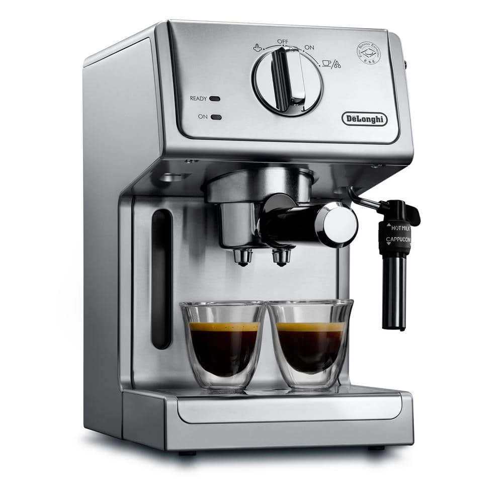 DeLonghi 15-Bar Stainless Steel Espresso Machine and Cappuccino Maker with Manual Frother 5 DeLonghi 15-Bar Stainless Steel Espresso Machine and Cappuccino Maker with Manual Frother - Image 3