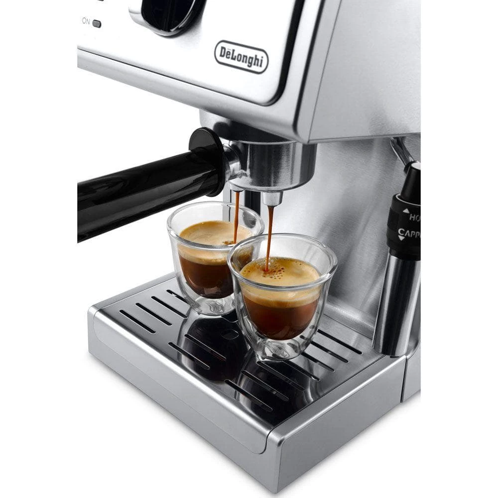 DeLonghi 15-Bar Stainless Steel Espresso Machine and Cappuccino Maker with Manual Frother 8 DeLonghi 15-Bar Stainless Steel Espresso Machine and Cappuccino Maker with Manual Frother - Image 6