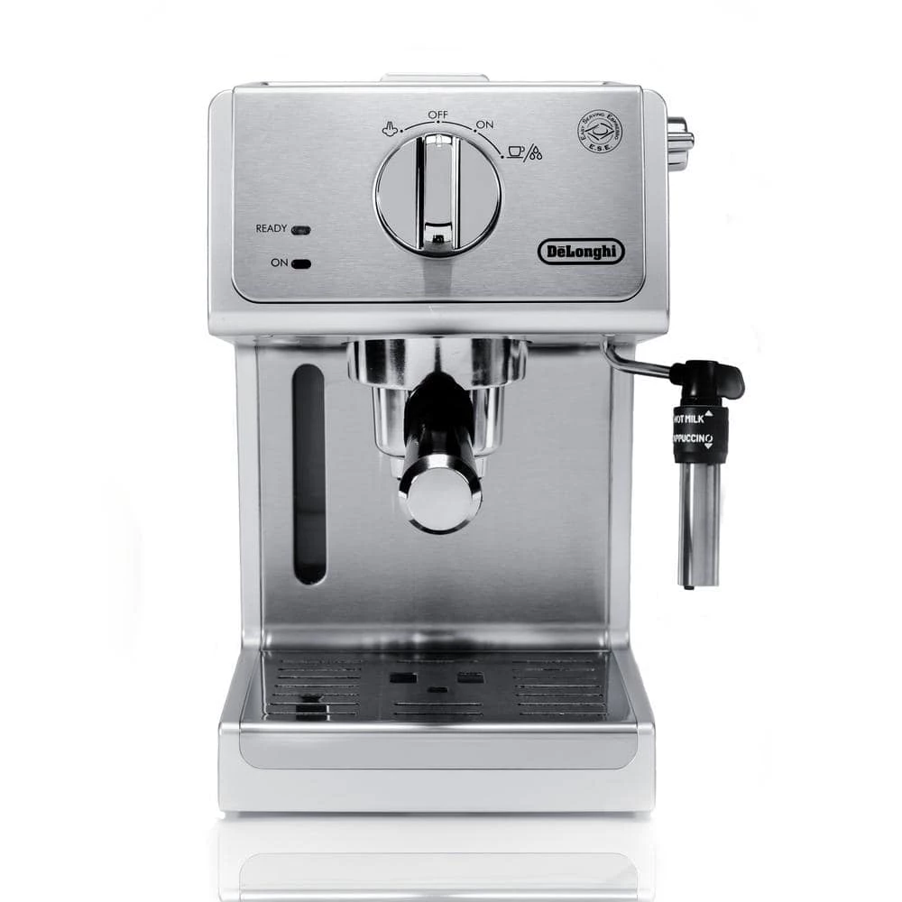 DeLonghi 15-Bar Stainless Steel Espresso Machine and Cappuccino Maker with Manual Frother 4 DeLonghi 15-Bar Stainless Steel Espresso Machine and Cappuccino Maker with Manual Frother - Image 2