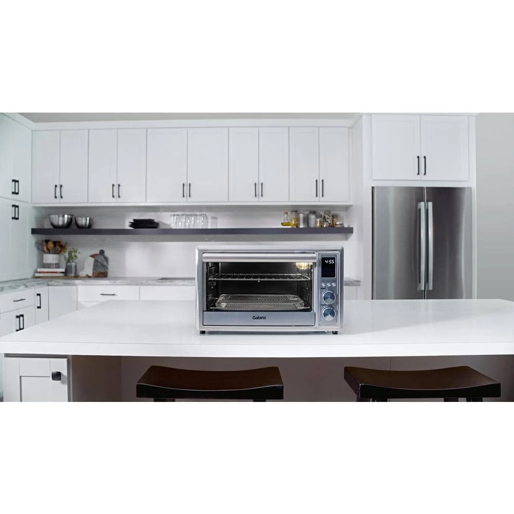 Galanz 1.1 cu. ft. 1800-Watt 6-Slice Stainless Steel Toaster Oven with Convection, Air Fryer and Rotisserie 11 Galanz 1.1 cu. ft. 1800-Watt 6-Slice Stainless Steel Toaster Oven with Convection, Air Fryer and Rotisserie - Image 9