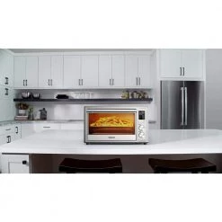 Galanz 1.1 cu. ft. 1800-Watt 6-Slice Stainless Steel Toaster Oven with Convection, Air Fryer and Rotisserie 17 Galanz 1.1 cu. ft. 1800-Watt 6-Slice Stainless Steel Toaster Oven with Convection, Air Fryer and Rotisserie -Air Fryers shop stainless steel galanz air fryers gt12ssdan18 fa 1000