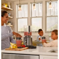 GE 64-oz. 5-Speed Stainless Steel Blender with Personal Blender Cups 31 GE 64-oz. 5-Speed Stainless Steel Blender with Personal Blender Cups -Air Fryers shop stainless steel ge countertop blenders g8bcaasspss 31 1000