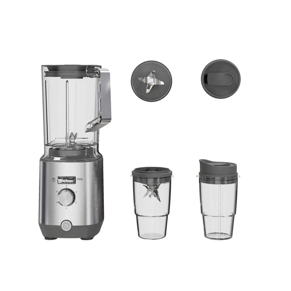 GE 64-oz. 5-Speed Stainless Steel Blender with Personal Blender Cups 11 GE 64-oz. 5-Speed Stainless Steel Blender with Personal Blender Cups - Image 9