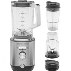 GE 64-oz. 5-Speed Stainless Steel Blender with Personal Blender Cups 30 GE 64-oz. 5-Speed Stainless Steel Blender with Personal Blender Cups -Air Fryers shop stainless steel ge countertop blenders g8bcaasspss d4 1000