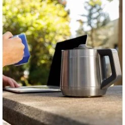 GE Stainless Steel Drip Coffee Maker with 10 Cup Thermal Carafe -Air Fryers shop stainless steel ge drip coffee makers g7cdabsspss 40 1000