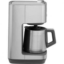 GE Stainless Steel Drip Coffee Maker with 10 Cup Thermal Carafe -Air Fryers shop stainless steel ge drip coffee makers g7cdabsspss 4f 1000