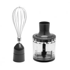 GE 2-Speed Stainless Steel Immersion Hand Blender with Whisk, Blending, and Chopping Jar Attachments 25 GE 2-Speed Stainless Steel Immersion Hand Blender with Whisk, Blending, and Chopping Jar Attachments -Air Fryers shop stainless steel ge immersion blenders g8h1aasspss 4f 1000