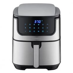 GoWISE USA Max Steel XL 7 qt. Stainless Steel Air Fryer and Dehydrator