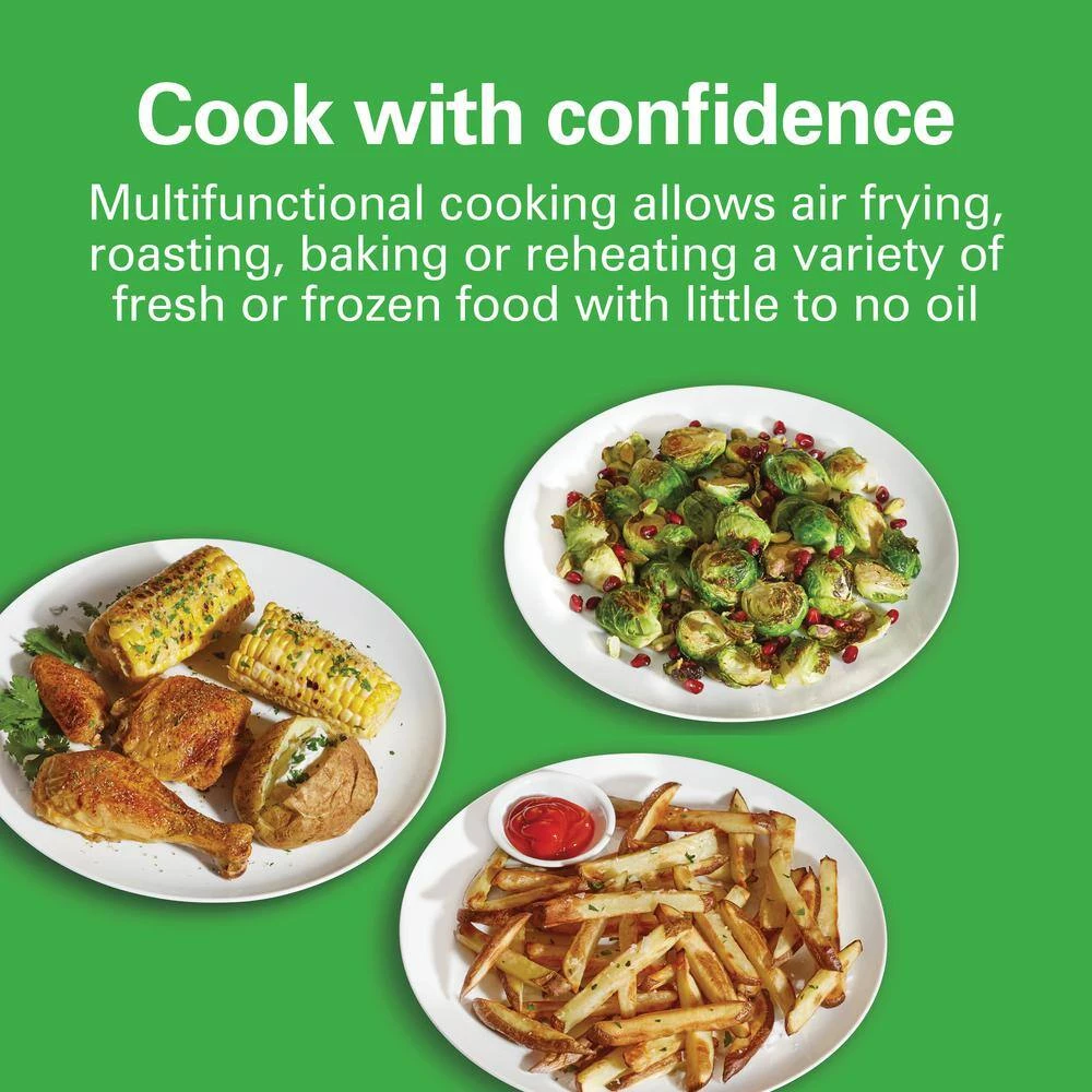 Hamilton Beach 5 Qt. Stainless Steel Digital Air Fryer with Nonstick Basket 5 Hamilton Beach 5 Qt. Stainless Steel Digital Air Fryer with Nonstick Basket - Image 3