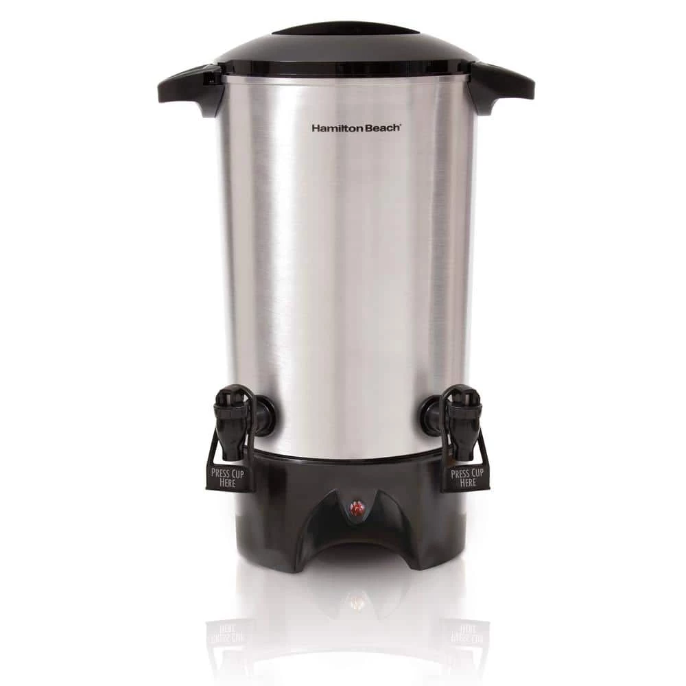 Hamilton Beach 45-Cup Stainless Steel Coffee Urn with Dual Spout 6 Hamilton Beach 45-Cup Stainless Steel Coffee Urn with Dual Spout - Image 4