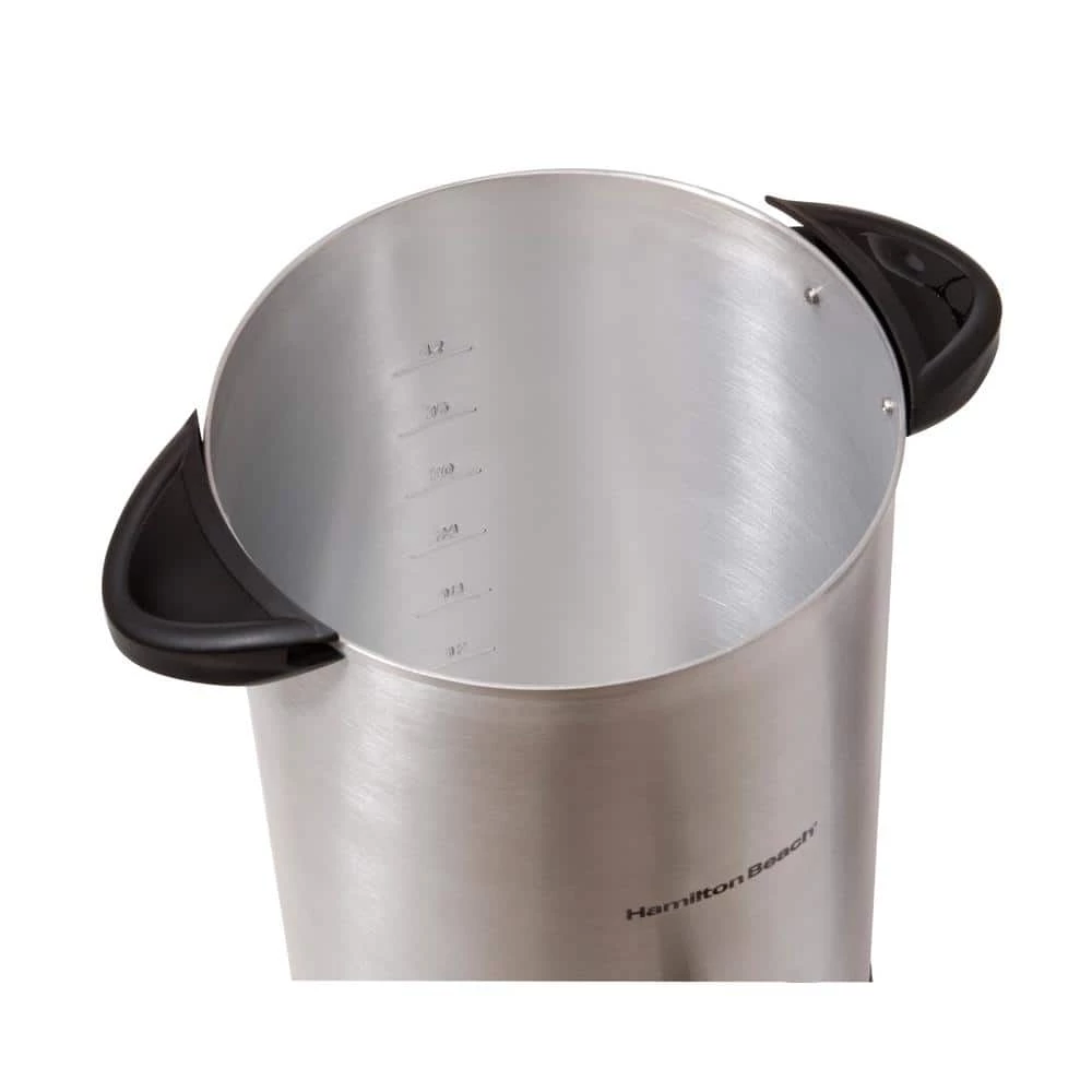 Hamilton Beach 45-Cup Stainless Steel Coffee Urn with Dual Spout 4 Hamilton Beach 45-Cup Stainless Steel Coffee Urn with Dual Spout - Image 2