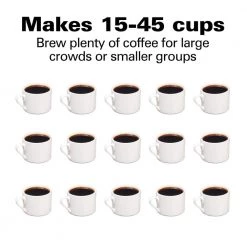 Hamilton Beach 45-Cup Fast Brew Stainless Steel with 1-Hand Dispensing Coffee Urn 15 Hamilton Beach 45-Cup Fast Brew Stainless Steel with 1-Hand Dispensing Coffee Urn -Air Fryers shop stainless steel hamilton beach coffee urns 40521 4f 1000