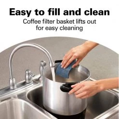 Hamilton Beach 45-Cup Fast Brew Stainless Steel with 1-Hand Dispensing Coffee Urn 19 Hamilton Beach 45-Cup Fast Brew Stainless Steel with 1-Hand Dispensing Coffee Urn -Air Fryers shop stainless steel hamilton beach coffee urns 40521 76 1000