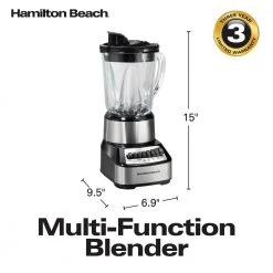 Hamilton Beach Wave Crusher 40 oz. 14-Speed Stainless Steel Countertop Blender -Air Fryers shop stainless steel hamilton beach countertop blenders 54221 66 1000