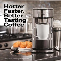 Hamilton Beach The Scoop 1. 75-Cup Stainless Steel Coffee Maker -Air Fryers shop stainless steel hamilton beach drip coffee makers 49981a 1f 1000