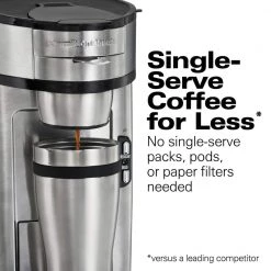 Hamilton Beach The Scoop 1. 75-Cup Stainless Steel Coffee Maker -Air Fryers shop stainless steel hamilton beach drip coffee makers 49981a 76 1000